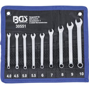   BGS technic Csillagvilláskulcs-készlet | 4 - 10 mm | 9 db. (BGS 30551)