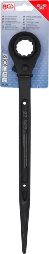 BGS technic Racsnis állványozó kulcs 27 × 32 mm, 390 mm, tizenkétlapú (BGS 306)
