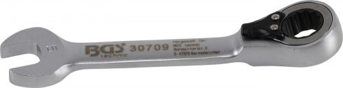 BGS technic Racsnis hajlított csillag-villáskulcs, rövid, 9 mm (BGS 30709)