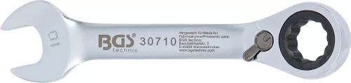 BGS technic Racsnis hajlított csillag-villáskulcs, rövid, 10 mm (BGS 30710)