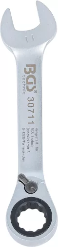BGS technic Racsnis hajlított csillag-villáskulcs, rövid, 11 mm (BGS 30711)