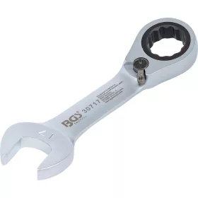   BGS technic Racsnis hajlított csillag-villáskulcs, rövid, 17 mm (BGS 30717)