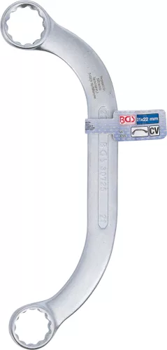 BGS technic C-alakú csillag-csillagkulcs, 21x22 mm (BGS 30725)