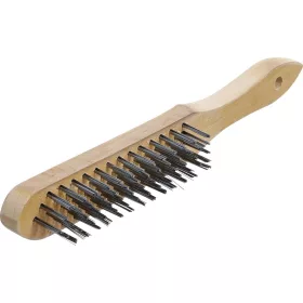 BGS technic Drót kefe, ipari acél, 5soros (BGS 3073)