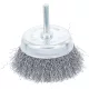 BGS technic Fazékkefe hullámos acélhuzallal, Ø75 mm, 6 mm-es befogószárral, max. 4500 ford./perc (BGS 3076)