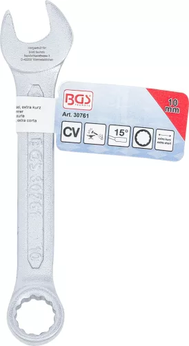 BGS technic Csillag-villáskulcs, extra rövid, 10 mm (BGS 30761)