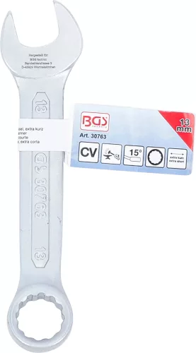 BGS technic Csillag-villáskulcs, extra rövid, 13 mm (BGS 30763)