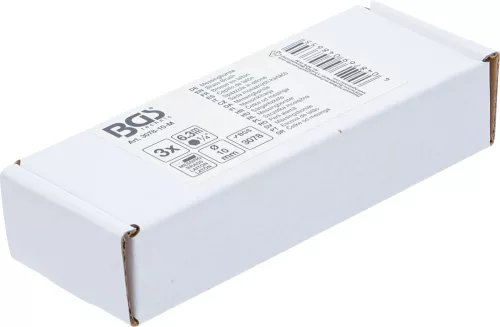 BGS technic Sárgarézkefe készlet | 10 mm | 1/4" | 3 darabos | a BGS 3078 kefekészlethez (BGS 3078-10-M)