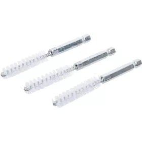   BGS technic Nylonkefe készlet | 10 mm | 1/4" | 3 darabos | a BGS 3078 kefekészlethez (BGS 3078-10-N)