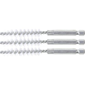   BGS technic Nylonkefe készlet | 10 mm | 1/4" | 3 darabos | a BGS 3078 kefekészlethez (BGS 3078-10-N)