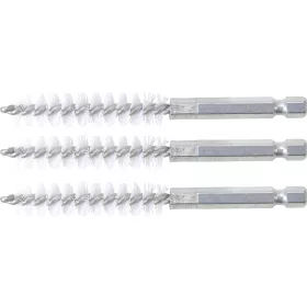   BGS technic Nylonkefe készlet | 11 mm | 1/4" | 3 darabos | a BGS 3078 kefekészlethez (BGS 3078-11-N)