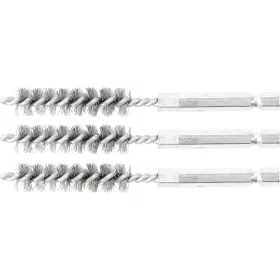   BGS technic Acélkefe készlet | 11 mm | 1/4" | 3 darabos | a BGS 3078 kefekészlethez (BGS 3078-11-S)