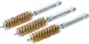 BGS technic Sárgarézkefe készlet | 12 mm | 1/4" | 3 darabos | a BGS 3078 kefekészlethez (BGS 3078-12-M)