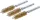 BGS technic Sárgarézkefe készlet | 12 mm | 1/4" | 3 darabos | a BGS 3078 kefekészlethez (BGS 3078-12-M)