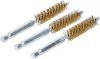 BGS technic Sárgarézkefe készlet | 12 mm | 1/4" | 3 darabos | a BGS 3078 kefekészlethez (BGS 3078-12-M)