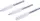 BGS technic Nylonkefe készlet | 12 mm | 1/4" | 3 darabos | a BGS 3078 kefekészlethez (BGS 3078-12-N)