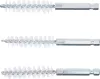 BGS technic Nylonkefe készlet | 12 mm | 1/4" | 3 darabos | a BGS 3078 kefekészlethez (BGS 3078-12-N)