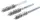BGS technic Acélkefe készlet | 12 mm | 1/4" | 3 darabos | a BGS 3078 kefekészlethez (BGS 3078-12-S)