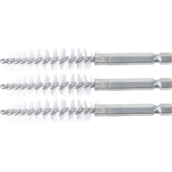   BGS technic Nylonkefe készlet | 13 mm | 1/4" | 3 darabos | a BGS 3078 kefekészlethez (BGS 3078-13-N)
