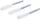 BGS technic Nylonkefe készlet | 13 mm | 1/4" | 3 darabos | a BGS 3078 kefekészlethez (BGS 3078-13-N)