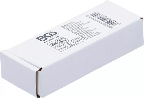 BGS technic Nylonkefe készlet | 13 mm | 1/4" | 3 darabos | a BGS 3078 kefekészlethez (BGS 3078-13-N)