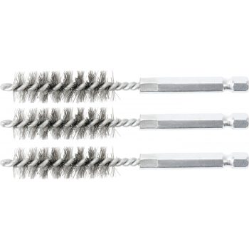   BGS technic Acélkefe készlet | 13 mm | 1/4" | 3 darabos | a BGS 3078 kefekészlethez (BGS 3078-13-S)