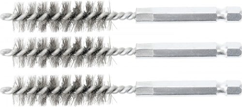 BGS technic Acélkefe készlet | 13 mm | 1/4" | 3 darabos | a BGS 3078 kefekészlethez (BGS 3078-13-S)