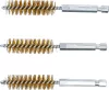 BGS technic Sárgarézkefe készlet | 14 mm | 1/4" | 3 darabos | a BGS 3078 kefekészlethez (BGS 3078-14-M)