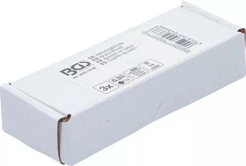 BGS technic Sárgarézkefe készlet | 14 mm | 1/4" | 3 darabos | a BGS 3078 kefekészlethez (BGS 3078-14-M)