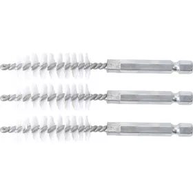   BGS technic Nylonkefe készlet | 14 mm | 1/4" | 3 darabos | a BGS 3078 kefekészlethez (BGS 3078-14-N)