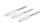 BGS technic Nylonkefe készlet | 14 mm | 1/4" | 3 darabos | a BGS 3078 kefekészlethez (BGS 3078-14-N)