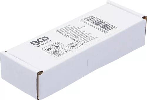 BGS technic Sárgarézkefe készlet | 15 mm | 1/4" | 3 darabos | a BGS 3078 kefekészlethez (BGS 3078-15-M)