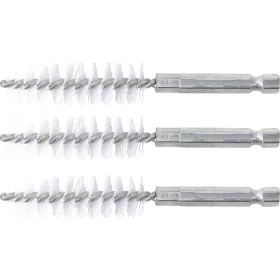   BGS technic Nylonkefe készlet | 15 mm | 1/4" | 3 darabos | a BGS 3078 kefekészlethez (BGS 3078-15-N)
