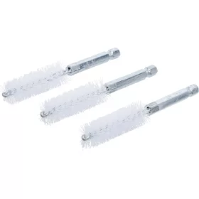   BGS technic Nylonkefe készlet | 15 mm | 1/4" | 3 darabos | a BGS 3078 kefekészlethez (BGS 3078-15-N)