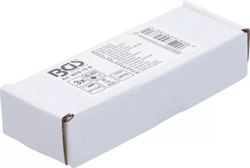 BGS technic Nylonkefe készlet | 15 mm | 1/4" | 3 darabos | a BGS 3078 kefekészlethez (BGS 3078-15-N)