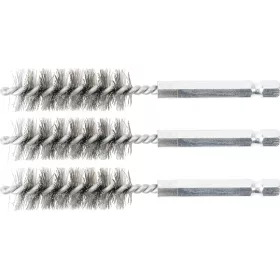   BGS technic Acélkefe készlet | 15 mm | 1/4" | 3 darabos | a BGS 3078 kefekészlethez (BGS 3078-15-S)