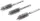 BGS technic Acélkefe készlet | 15 mm | 1/4" | 3 darabos | a BGS 3078 kefekészlethez (BGS 3078-15-S)