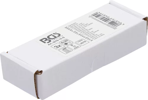 BGS technic Acélkefe készlet | 15 mm | 1/4" | 3 darabos | a BGS 3078 kefekészlethez (BGS 3078-15-S)