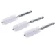 BGS technic Nylonkefe készlet | 16 mm | 1/4" | 3 darabos | a BGS 3078 kefekészlethez (BGS 3078-16-N)