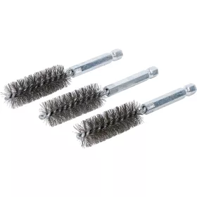   BGS technic Acélkefe készlet | 16 mm | 1/4" | 3 darabos | a BGS 3078 kefekészlethez (BGS 3078-16-S)