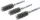 BGS technic Acélkefe készlet | 16 mm | 1/4" | 3 darabos | a BGS 3078 kefekészlethez (BGS 3078-16-S)