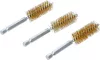 BGS technic Sárgarézkefe készlet | 17 mm | 1/4" | 3 darabos | a BGS 3078 kefekészlethez (BGS 3078-17-M)
