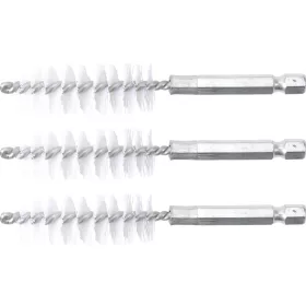   BGS technic Nylonkefe készlet | 17 mm | 1/4" | 3 darabos | a BGS 3078 kefekészlethez (BGS 3078-17-N)