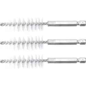   BGS technic Nylonkefe készlet | 17 mm | 1/4" | 3 darabos | a BGS 3078 kefekészlethez (BGS 3078-17-N)