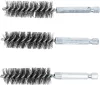 BGS technic Acélkefe készlet | 17 mm | 1/4" | 3 darabos | a BGS 3078 kefekészlethez (BGS 3078-17-S)