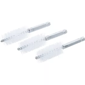   BGS technic Nylonkefe készlet | 18 mm | 1/4" | 3 darabos | a BGS 3078 kefekészlethez (BGS 3078-18-N)