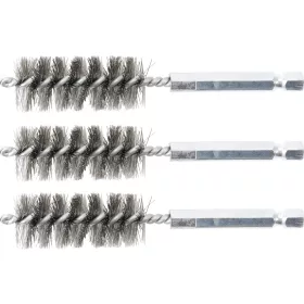   BGS technic Acélkefe készlet | 18 mm | 1/4" | 3 darabos | a BGS 3078 kefekészlethez (BGS 3078-18-S)