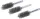 BGS technic Acélkefe készlet | 18 mm | 1/4" | 3 darabos | a BGS 3078 kefekészlethez (BGS 3078-18-S)