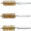 BGS technic Sárgarézkefe készlet | 19 mm | 1/4" | 3 darabos | a BGS 3078 kefekészlethez (BGS 3078-19-M)