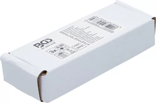 BGS technic Sárgarézkefe készlet | 19 mm | 1/4" | 3 darabos | a BGS 3078 kefekészlethez (BGS 3078-19-M)